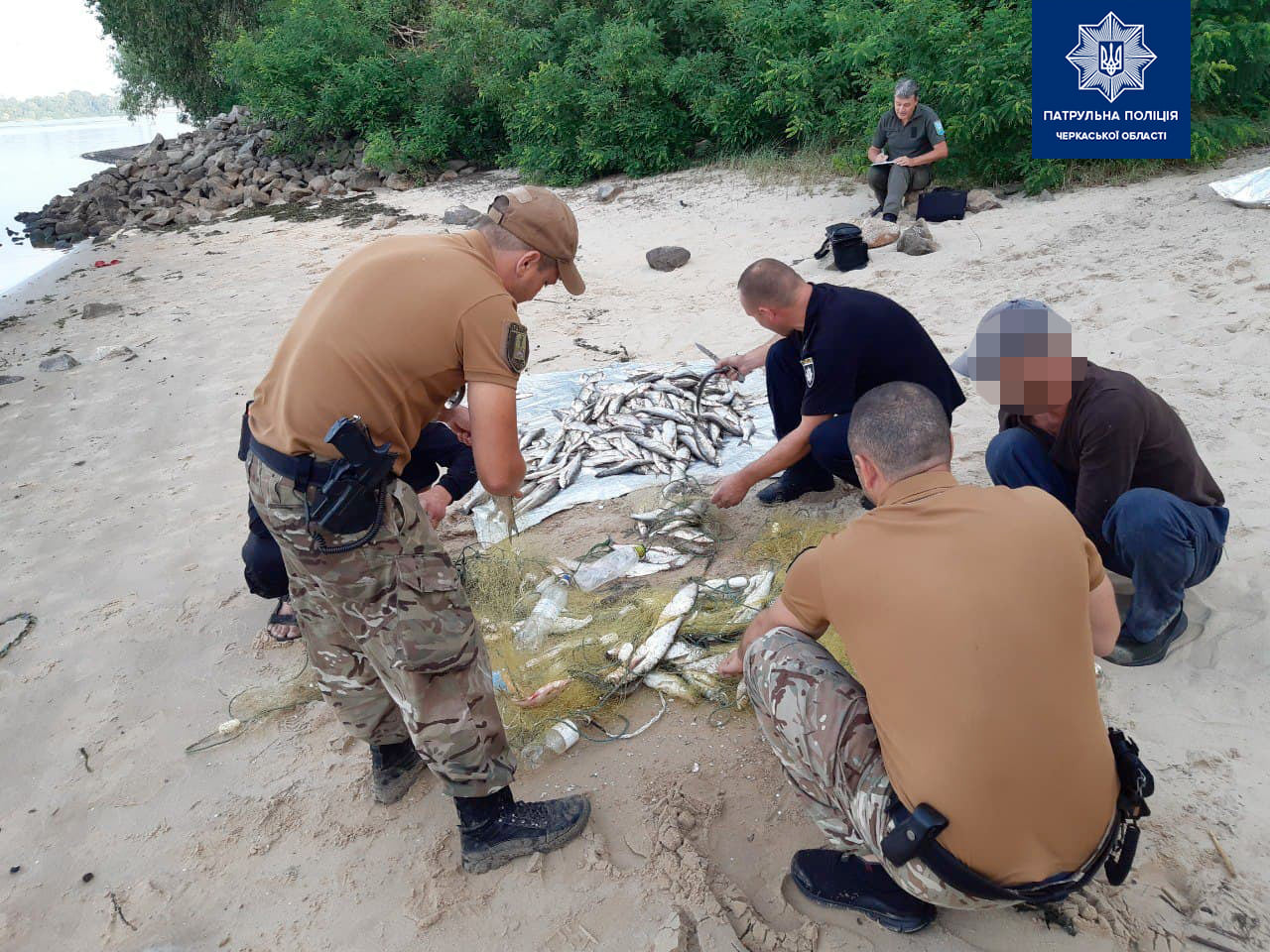 рибінспектори вилучають рибу